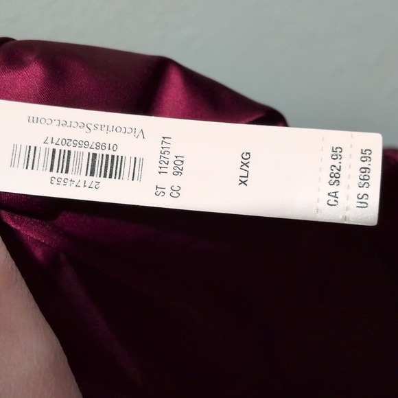 NEW Victoria's Secret So Sleek One Shoulder Bodysuit Red XL Contour Shaping - Picture 6 of 7